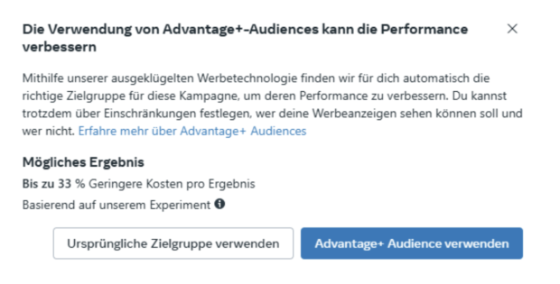 Facebook Ad-Platzierung